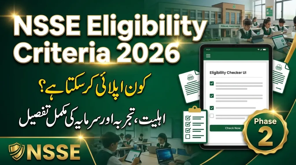 Nawaz Sharif School of Eminence Eligibility Criteria