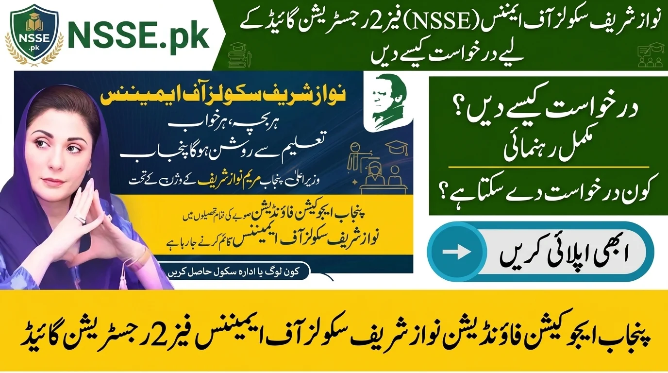 How to Apply for Nawaz Sharif Schools of Eminence