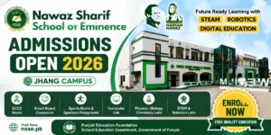 NSSE Jhang Admissions 2026 Open – Free Quality Education with STEM, Robotics & Digital Learning