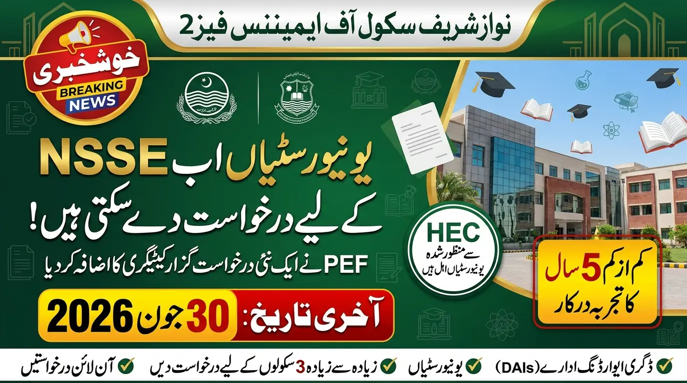 Universities Can Apply for NSSE Phase 2