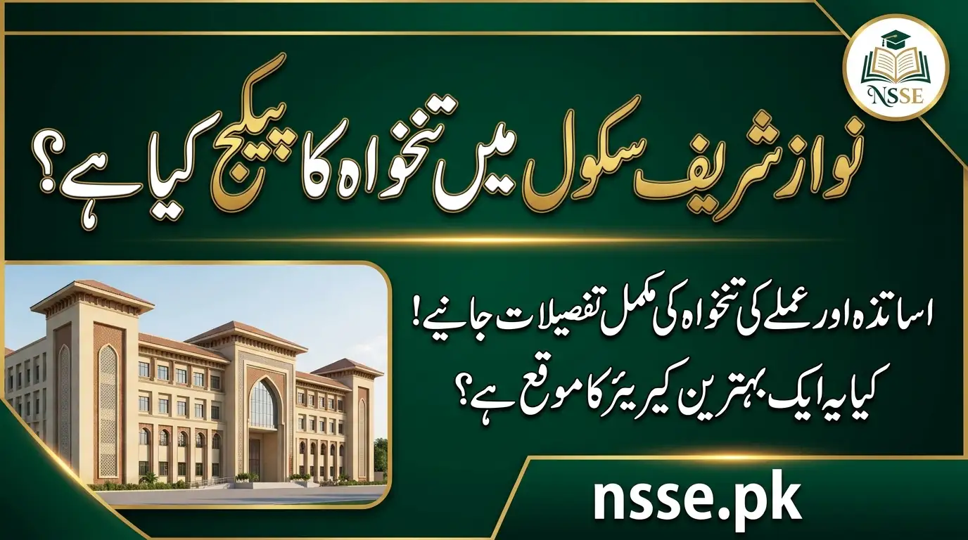 What Is the Salary Package for Nawaz Sharif School